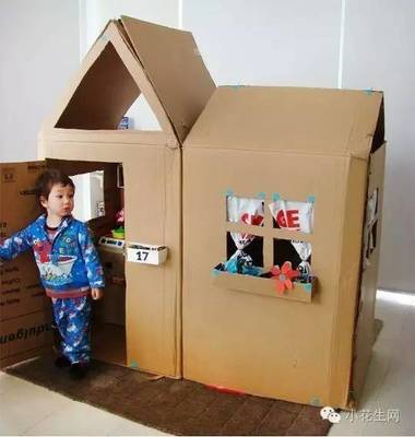 简单纸箱房子的做法