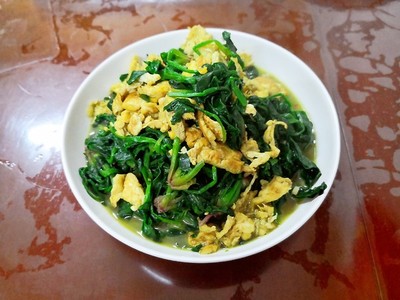 菠菜鸡蛋片的做法大全家常