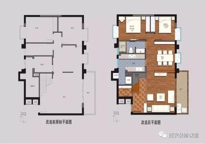 双床房间平面设计,房间平面图