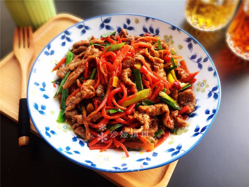 牛肉炒胡萝卜