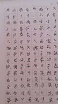 书法字体中职生女生怎么写,职业高中书法专业