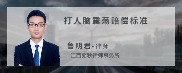 脑震荡赔偿标准