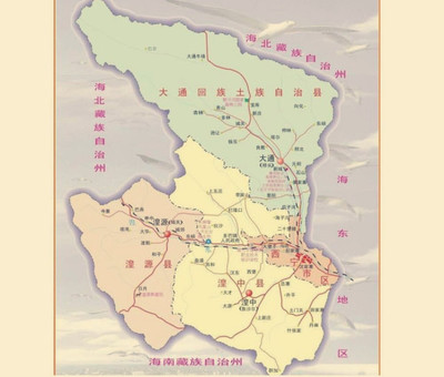 西宁市地图全图
