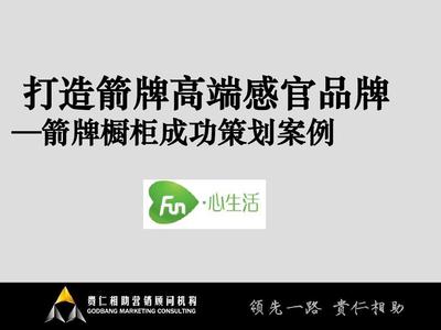 橱柜建材营销方案