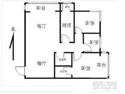 120平米厨房左边