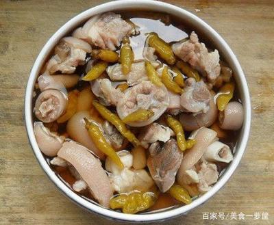 糟卤猪蹄的制作方法