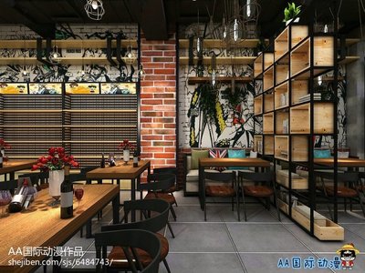 牛排店装修效果图