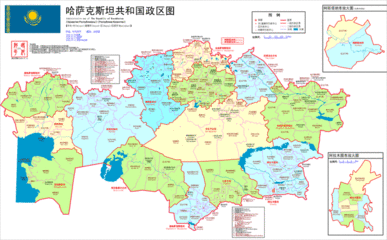 哈萨克地图