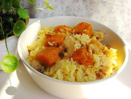 鸡肉南瓜饭如何制作方法