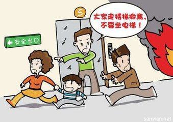家里着火了怎么办