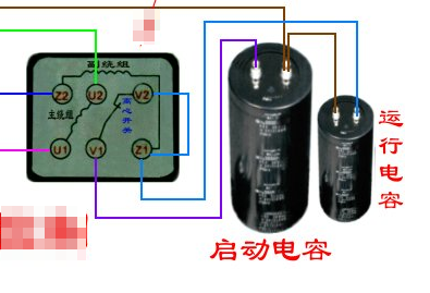 电机上的电容在什么位置