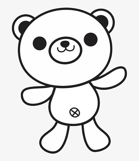 熊简笔画爱娃简笔画布朗熊简笔画简笔画北极熊的画法教你北极熊的画法