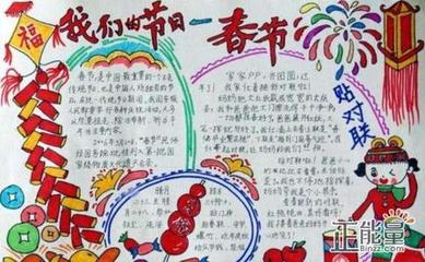 对联手抄报怎么画怎么写