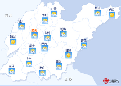 青岛日照天气预报