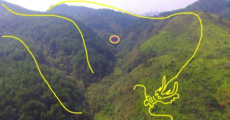 真龙大地风水奇形