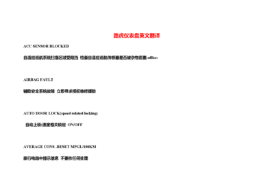 仪表电气自动化英语翻译
