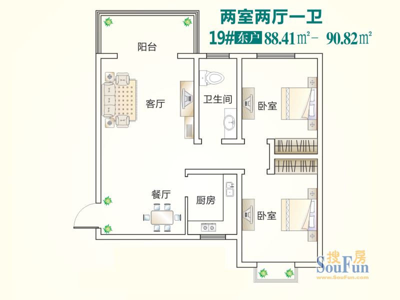 东户厨房一般在哪个位置