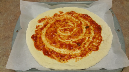 薄pizza饼的制作方法