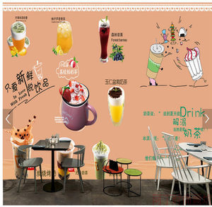奶茶甜品店装修