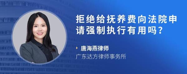 抚养费强制执行有用吗