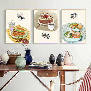 厨房画画挂画