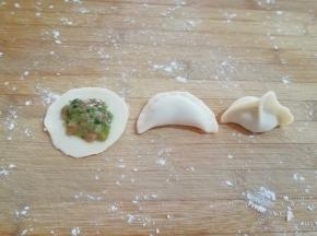 西芹香菇饺孑做法