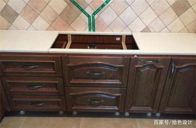 定做的橱柜里面垫什么区别