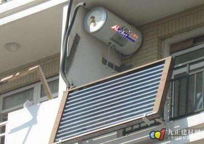 壁挂式太阳能热水器安装图