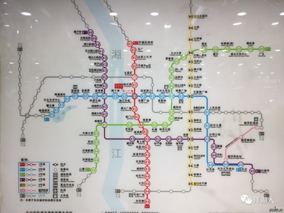 长沙地铁线路图高清晰