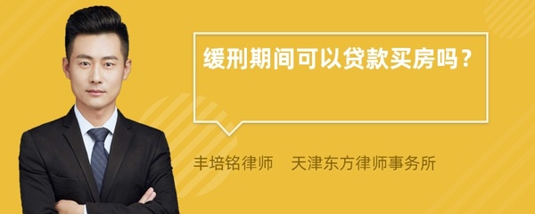 缓刑期间可以贷款吗