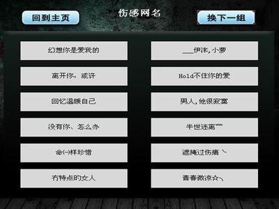 男士qq网名
