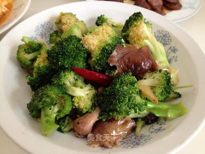 豆腐 香菇西兰花