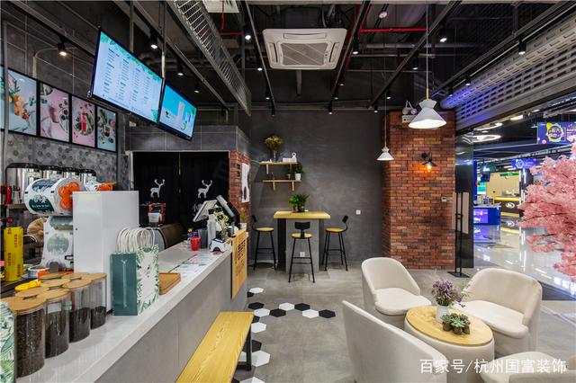 奶茶甜品店装修