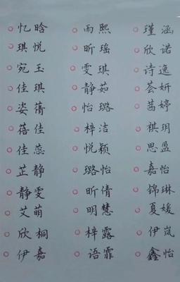 男孩起名小名