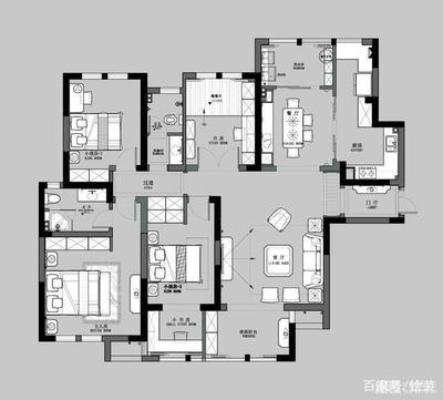 160平米房屋设计图