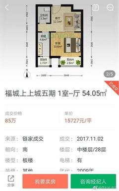 上上城五期二手房价