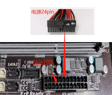 电脑电源接口多少pin,修电脑电源接口多