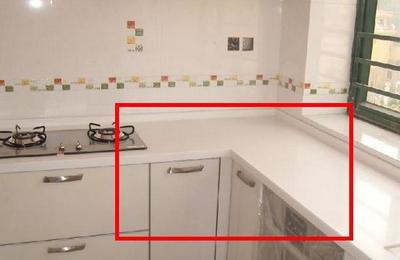 先铺地砖 整体厨房
