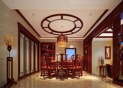 中式餐厅吊顶
