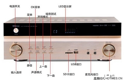 功放音频输入接口