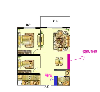 风水不好的户型图