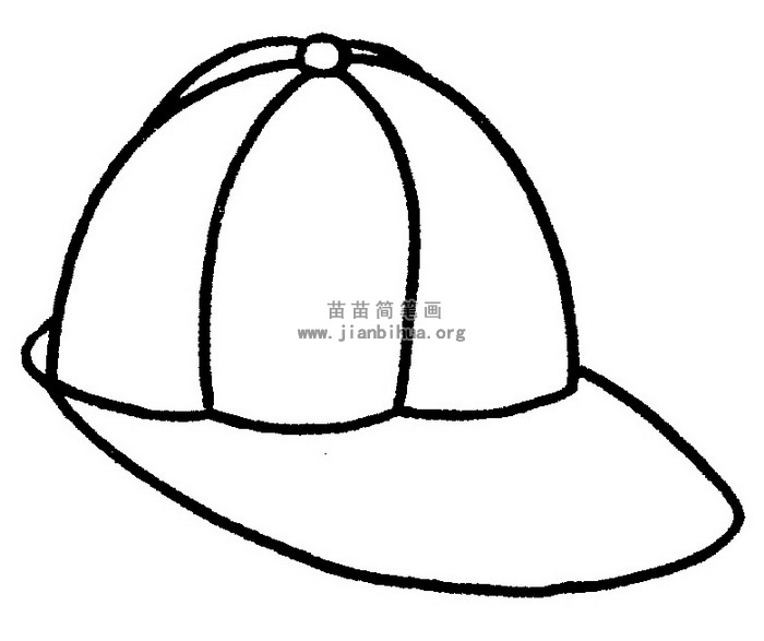 太阳帽简笔画、儿歌与知识