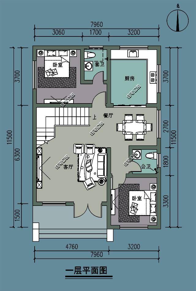 房屋东北角做厨房怎样
