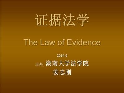 证据证明力