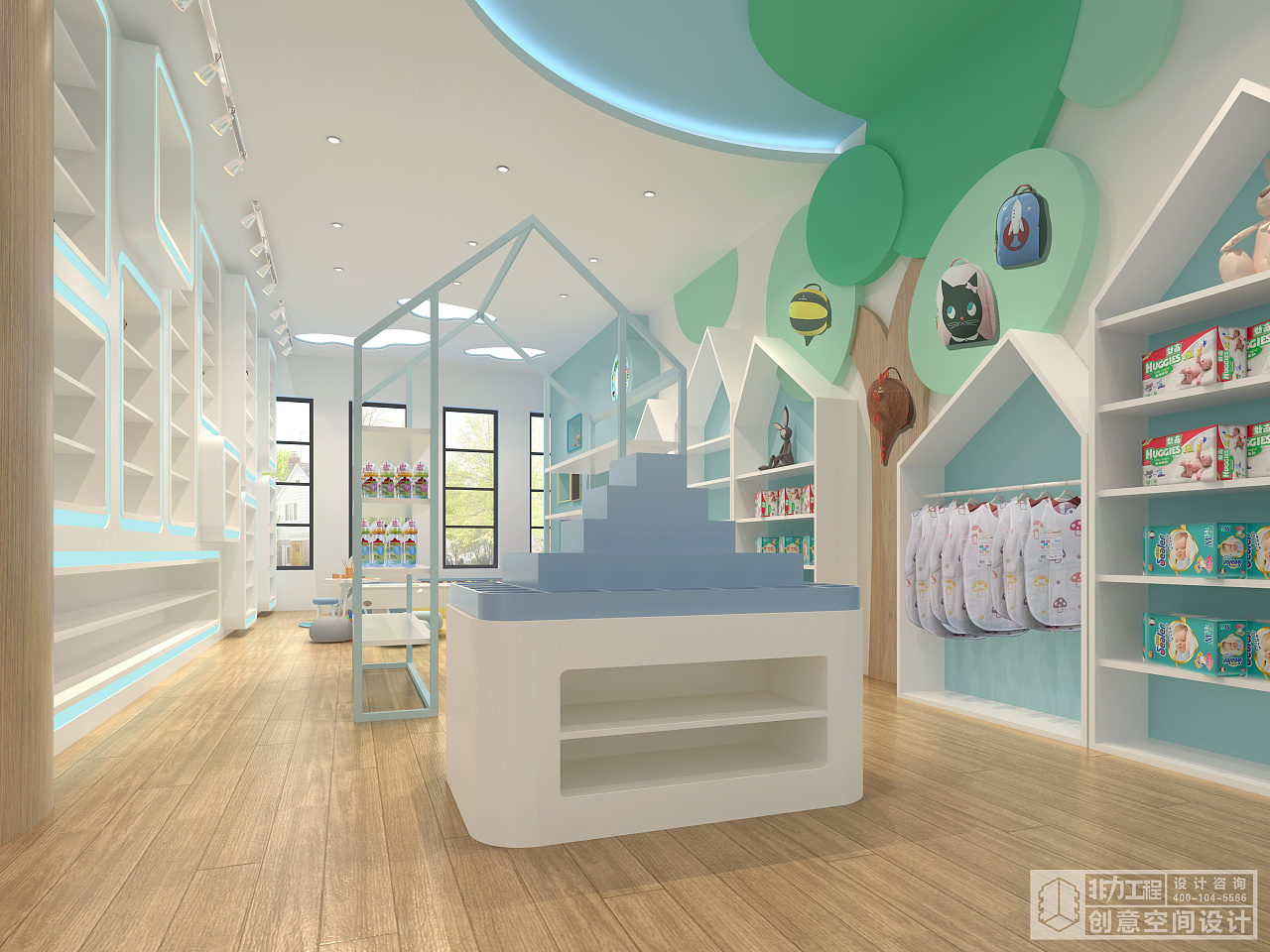 母婴店设计装修效果图
