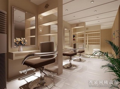 美容美发店装修效果图