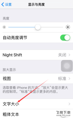 苹果怎么设置字体大小