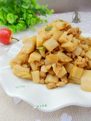 莲藕炒肉末的做法大全家常