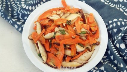 胡萝卜可以和香菇一起炒吗