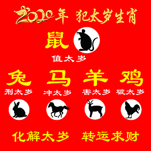 2020年犯太岁生肖